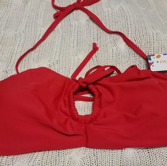 Fashion World High Cut Bikini Swimsuit Size L - Picture 2 of 6